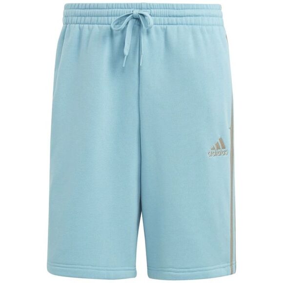 adidas Men's 3-Stripes 10" Fleece Shorts Preloved Blue-Small - Picture 1 of 3